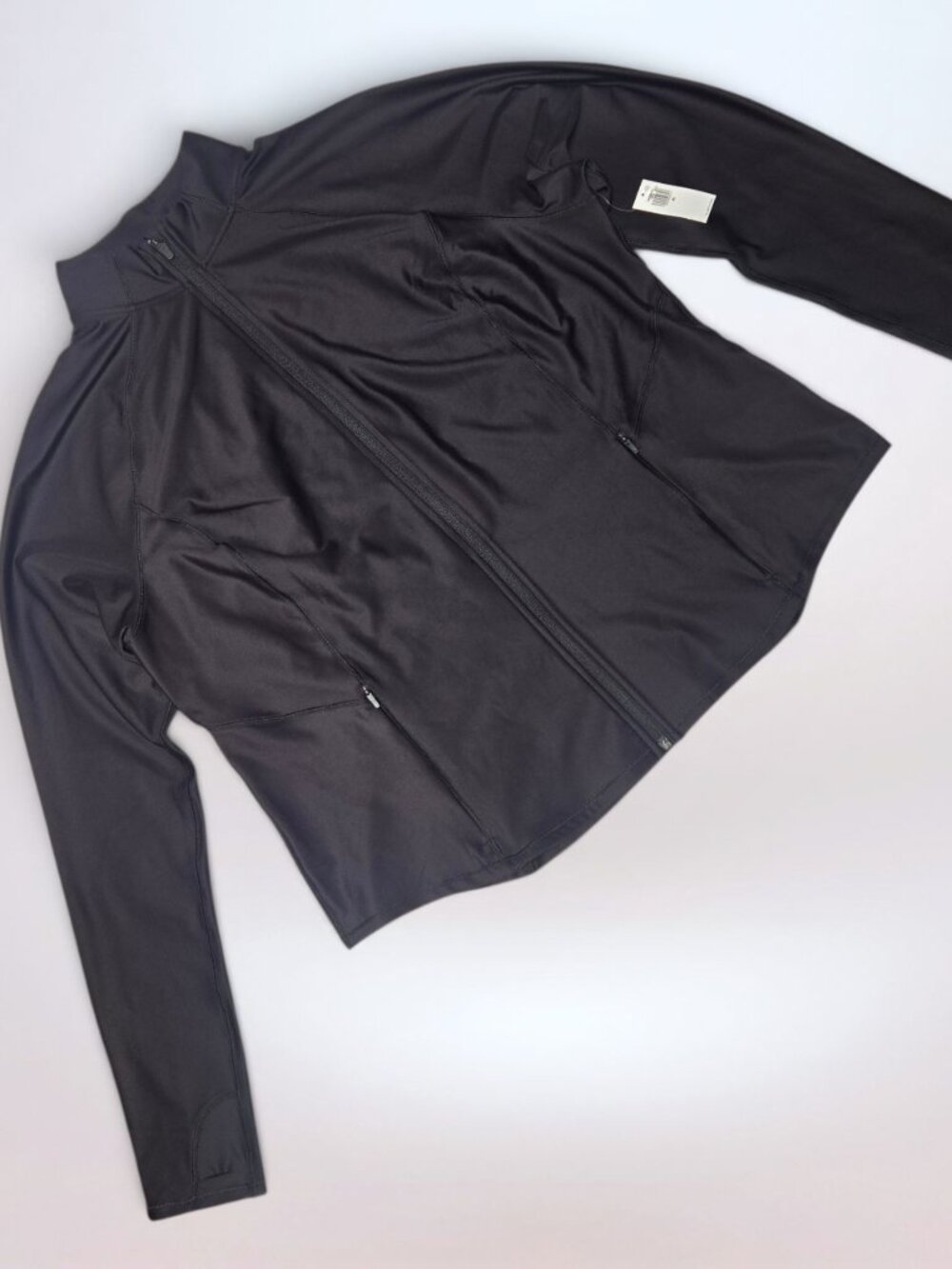 Old Navy PowerSoft Full Zip Activewear Jacket Black (Size 2X) NWT